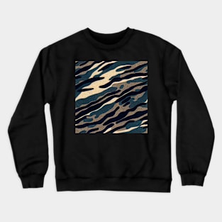 Navy Camouflage Army Pattern, a perfect gift for all soldiers, asg and paintball fans! #51 Crewneck Sweatshirt